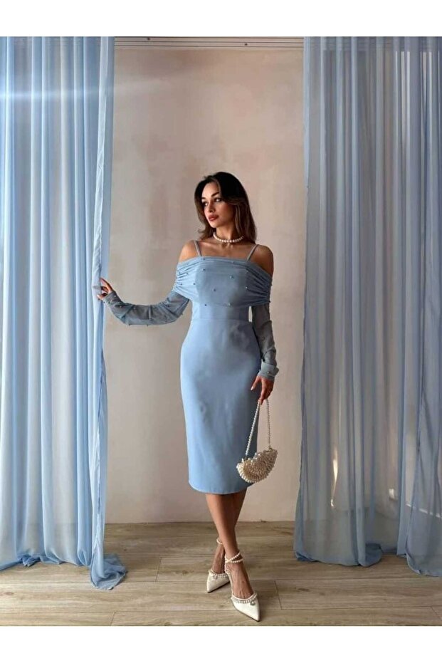 DELPHİA midi Elbise - 3