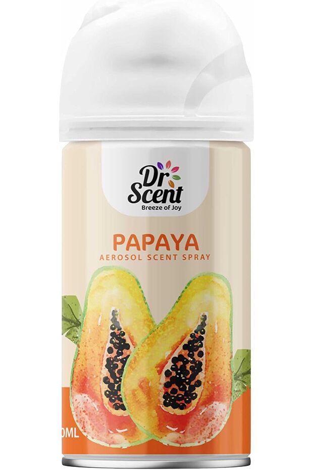 Pack of 2 Breeze of Joy Air Freshener Papaya Aerosol Spray (300ml)