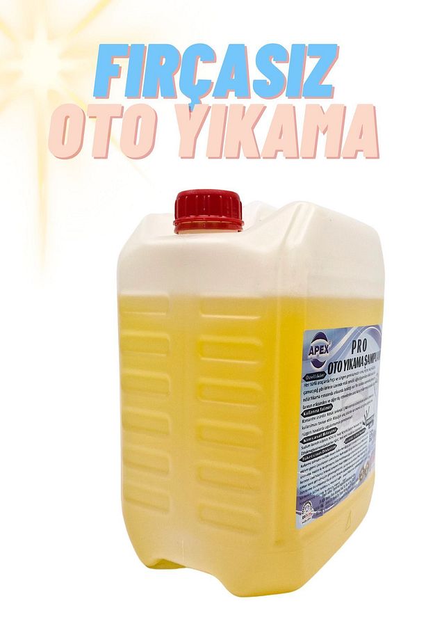 Araç Köpük Şampuanı 5 Kg, Oto Yıkama Şampuanı 1/60 Konsantre Şampuan Ile Araç Yıkama Sünger Hediyeli - 3