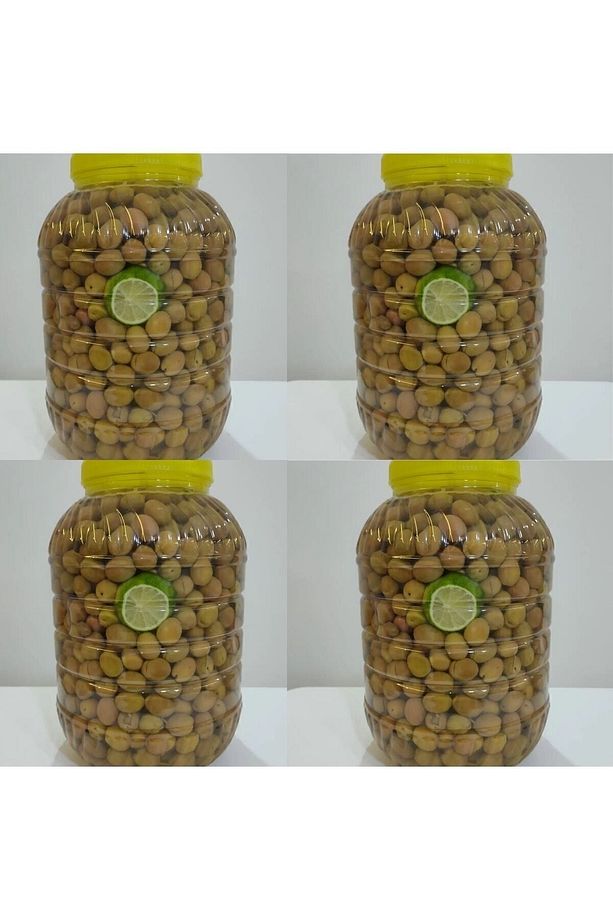 Yeşil Kırma Zeytin 4 Adet 5 Litrelik Pet Şişe ( Net : 14 Kg ) - 1