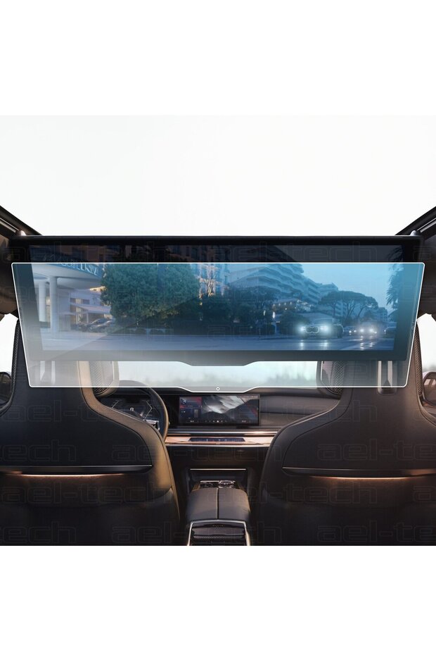 واقي نانو متوافق مع شاشة مسرح BMW i7 مقاس 31 بوصة 2023-2025