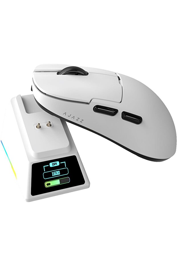 Ajazz AJ159 Apex 42000 DPI Manyetik Şarj İstasyonu-TFT Ekranlı Mouse-PAW 3950 Sensör-8K Dongle - 2