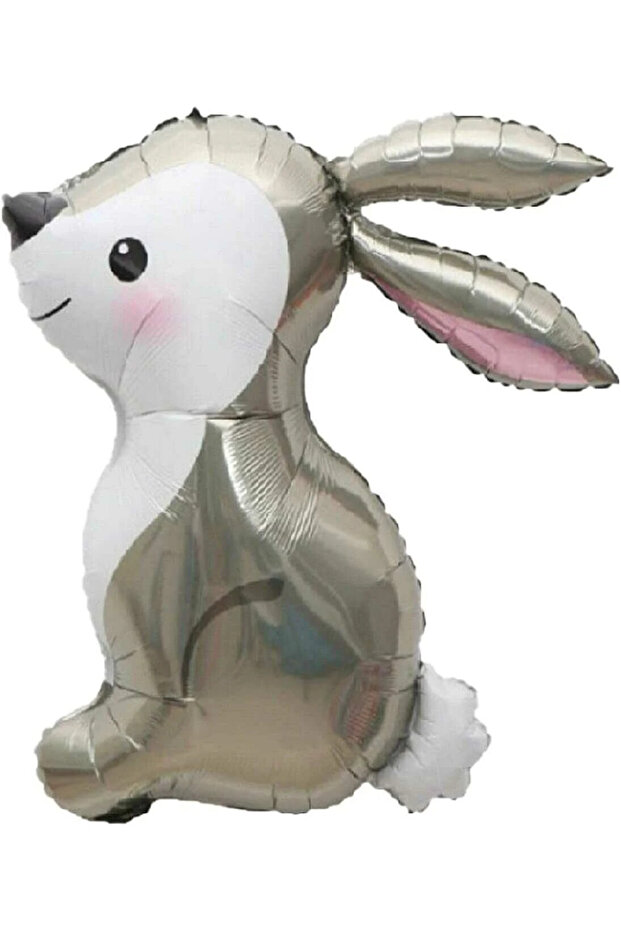 It's Cuteness Time with Rabbit Foil Balloon! 🎈