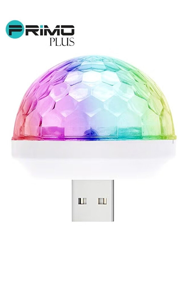 Multi-color LED Mini USB Port Lamp - 2