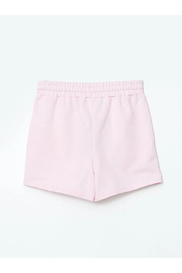XSIDE Pembe Beli Lastikli Kadın Şort - 2