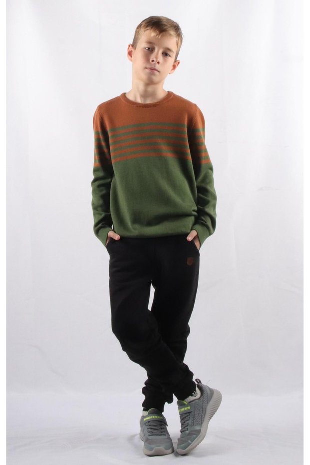 CYCLING COLLAR CHILDREN'S KNITWEAR SWEATER (C23-7102)