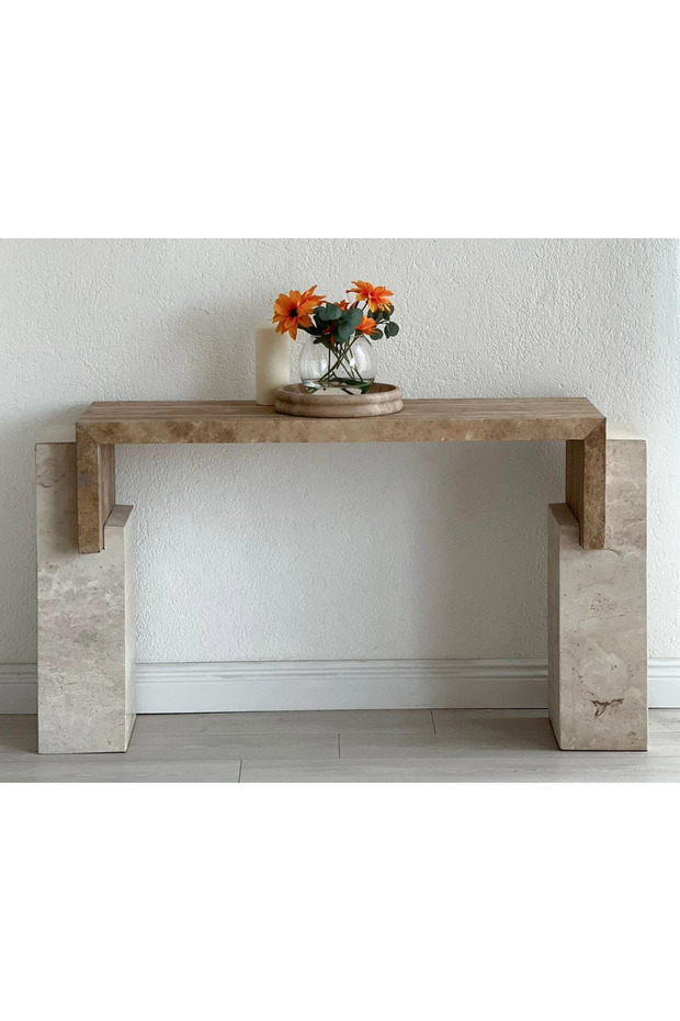 Within- Traverten Basamaklı Dresuar - 1