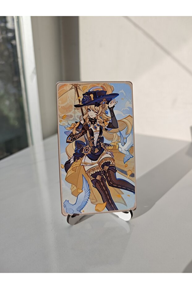 Genshin Navia Metal Trading Card 2 (6,5 X 11,5 cm) (1 Unit)