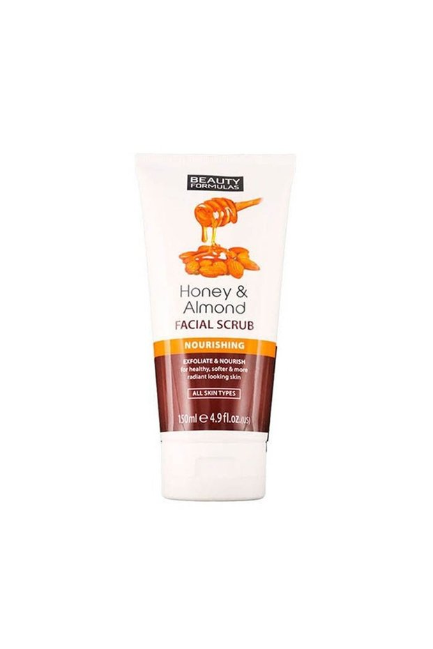 Beauty Formula Face Scrub Honey + Almond - For All Skin Types | 150 Ml