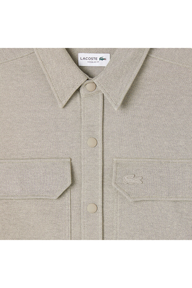 Erkek Regular Fit Bej Gömlek - 2