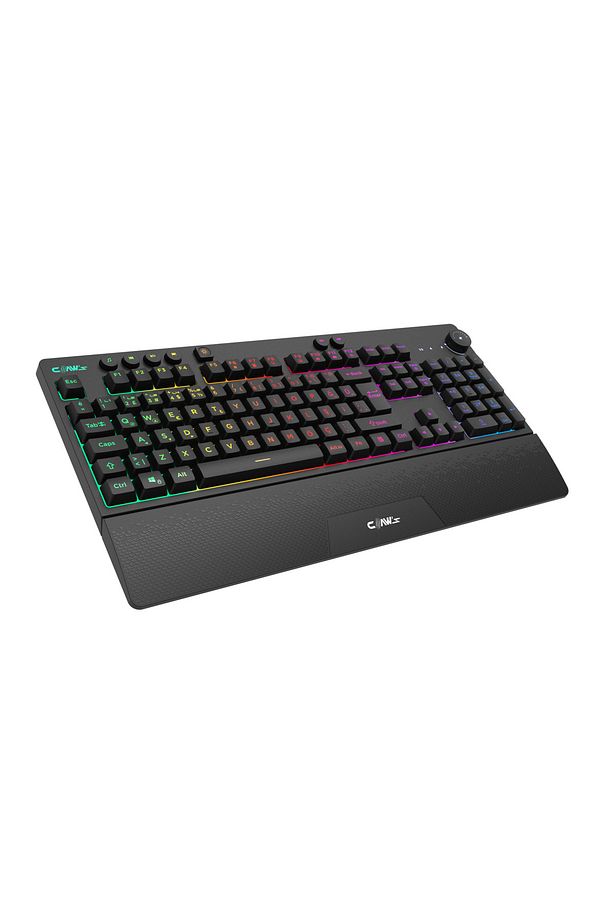 Havoc Kablosuz - Chromatic RGB - Bilek Desteği - Multimedya & Ses Kontrol Tuşu Membran Klavye - 1