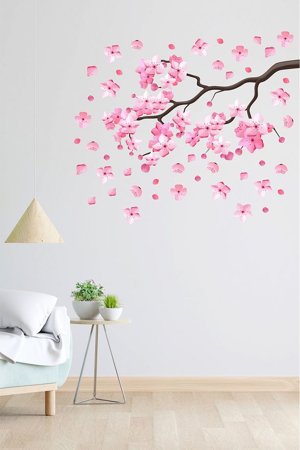 Sonbahar Yaprakları Temalı 70 X 120 Cm Salon Ve Mutfak Uyumlu Duvar Sticker Seti - 4