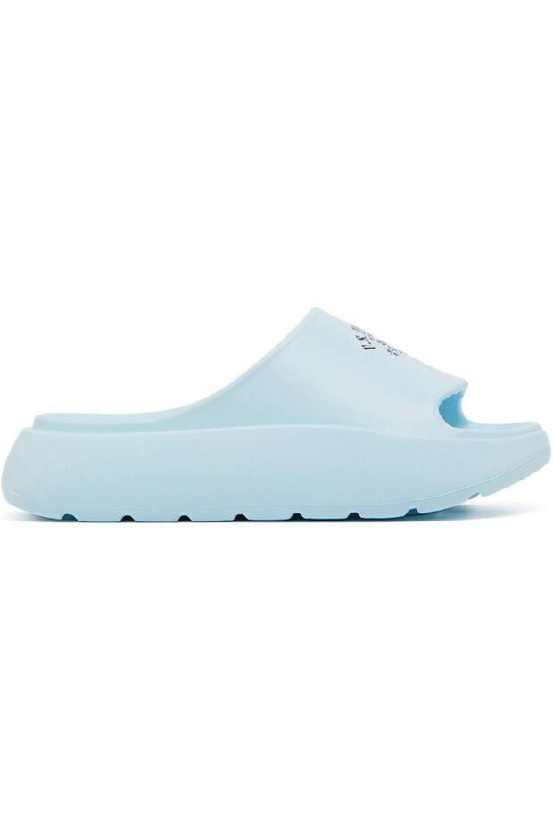Women's Light Blue Slides - High-Quality Sole Lightweight & Trendy Design