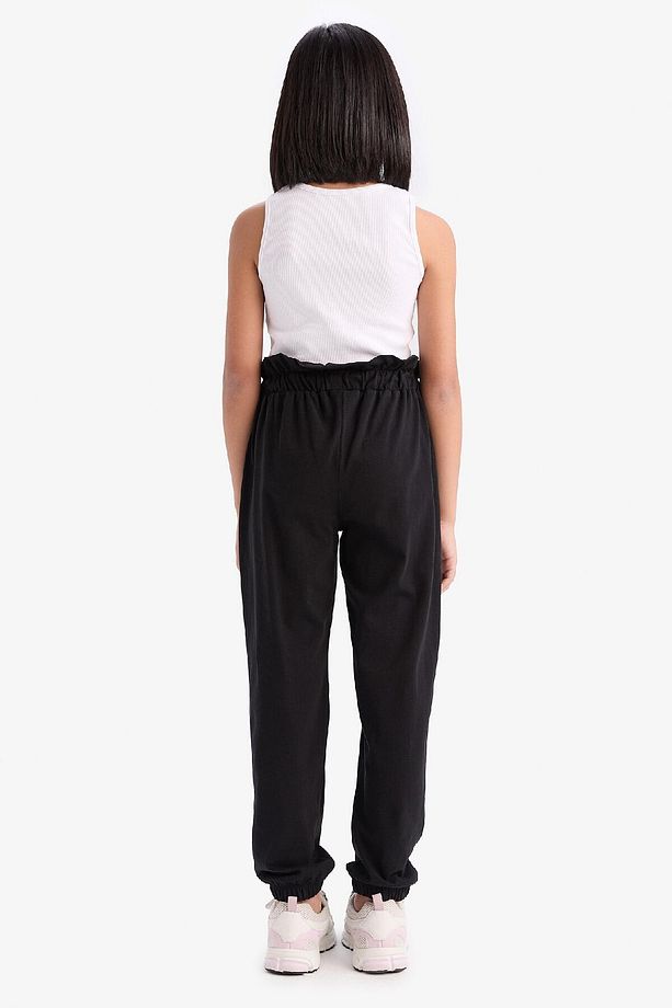 Kız Çocuk Esnek Belli Cepli Jogger Eşofman Altı Z8779a625sm - 7