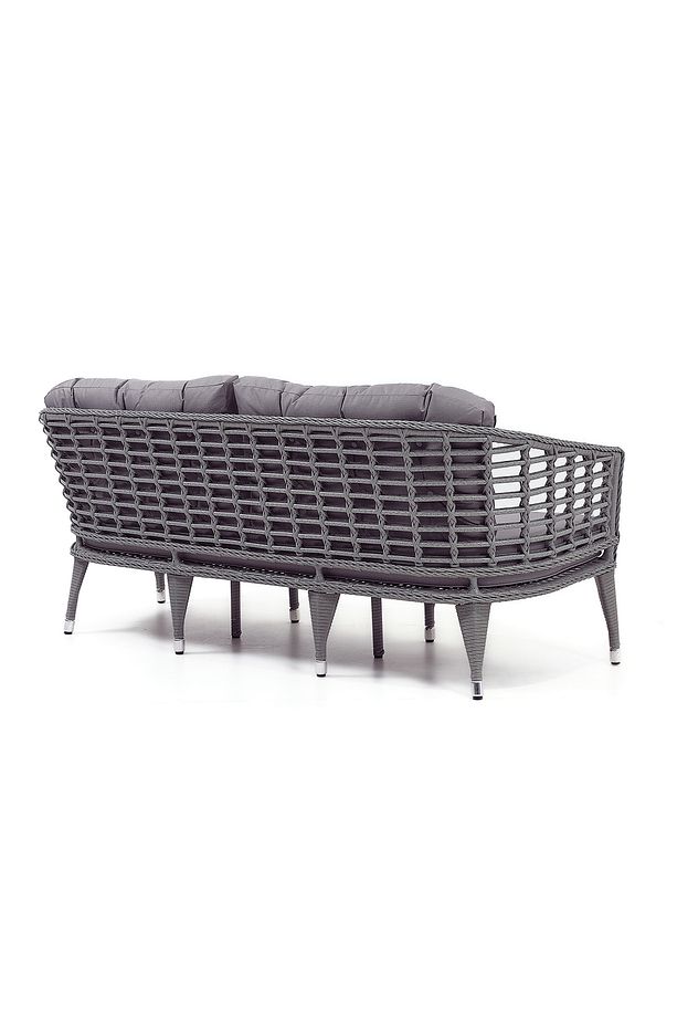 Linda Rattan Bahçe Balkon Oturma Grubu (3 +1+1+MASA+2 PUF) - 7