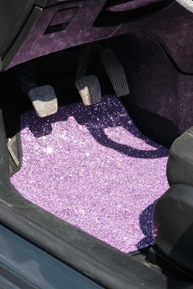 Paspas Takımı Pullu Mor Pullu Deri - 3