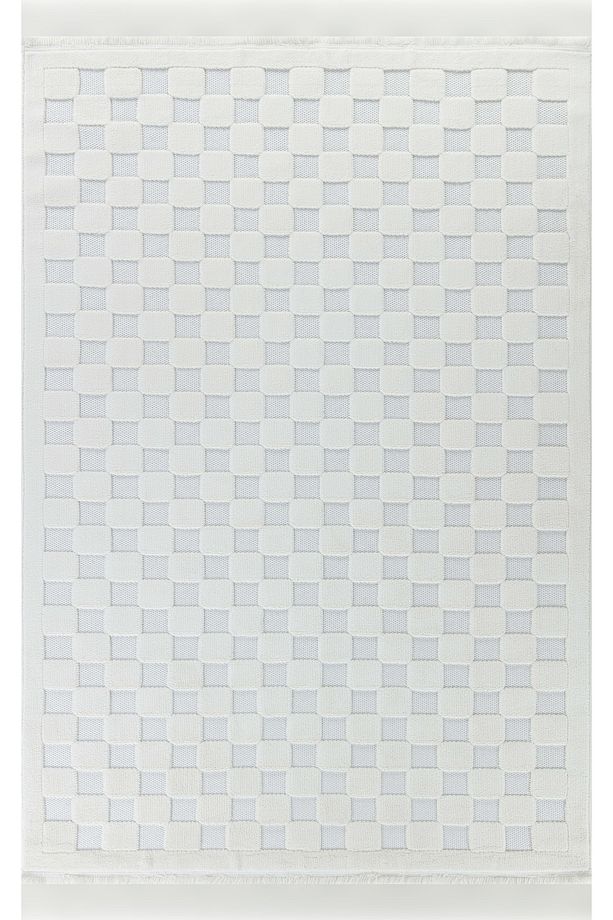 Halı Orion 4211 Krem Yumuşak Dokulu İskandinav Desenli Makine Halısı - 3