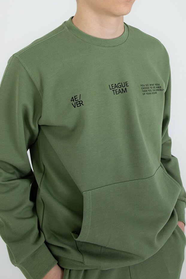 Bisiklet Yaka Basic Alt Üst Eşofman Takım - 6