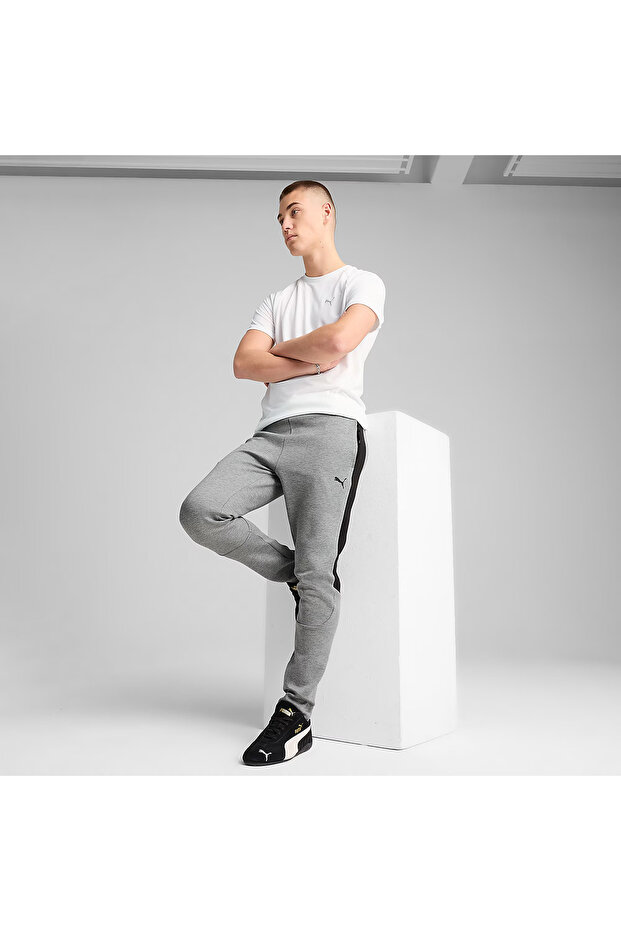 Evostrıpe Core Pants 631533 Pánské tepláky ŠEDÉ - 3