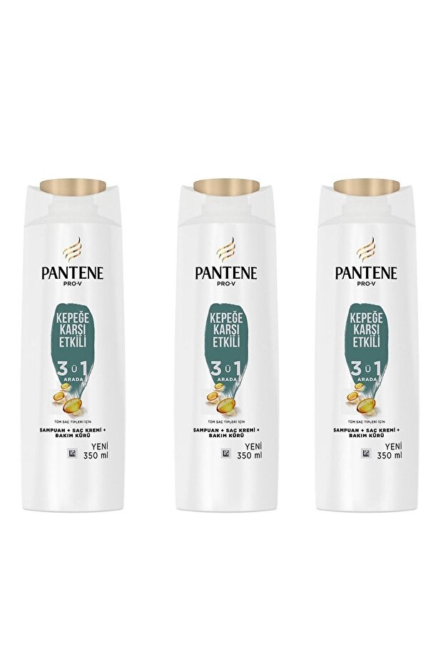 350 Ml Şampuan 3in1 Kepeğe Karşı x3 Adet - 1