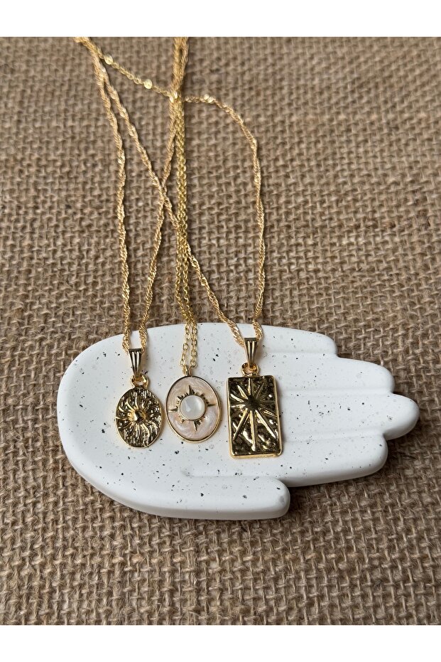 Kadın 3lü Set Kolye - 3