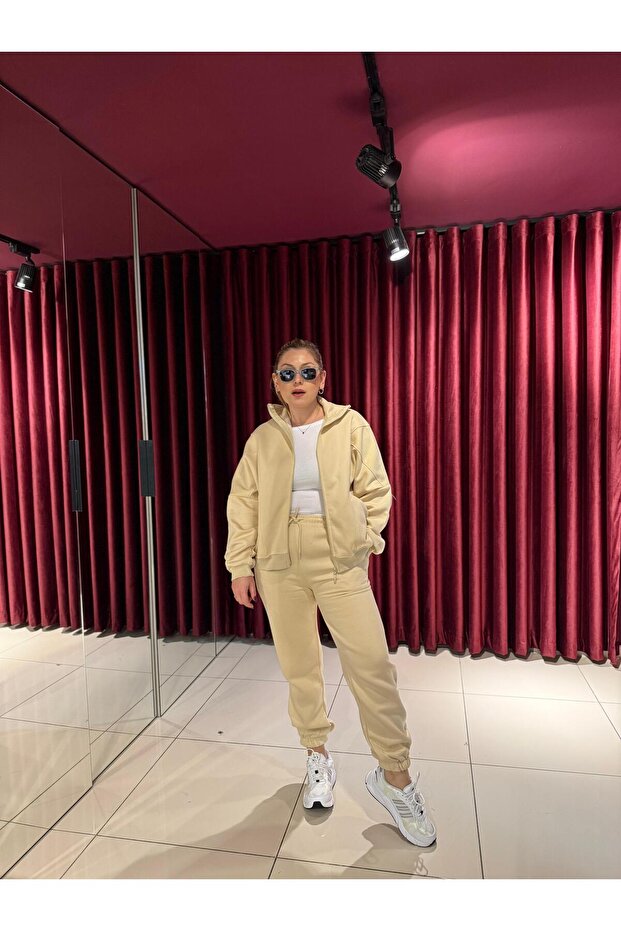 Three Thread Raised Tracksuit Set - 1