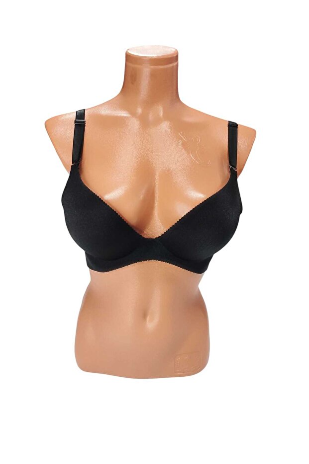 Laser Cut 3 Clasp Bra Seamless No Trace B Cup Filled
