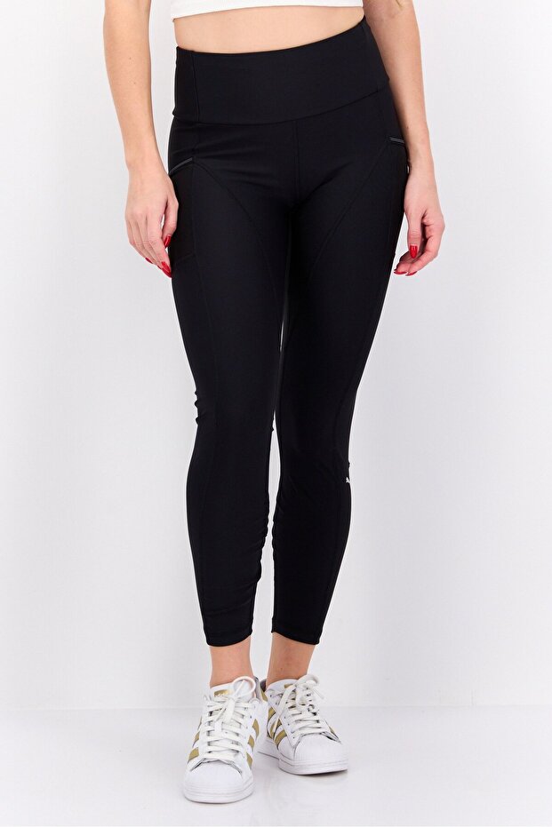 Women Tight Fit Training Tights, Black