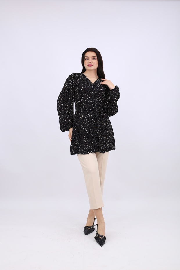 Patterned Lace Tunic - 1
