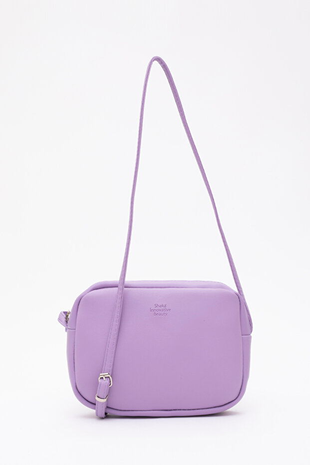 Lilac U23 - Single Zipper Adjustable Women's Mini Shoulder Bag, Crossbody, Urban Style