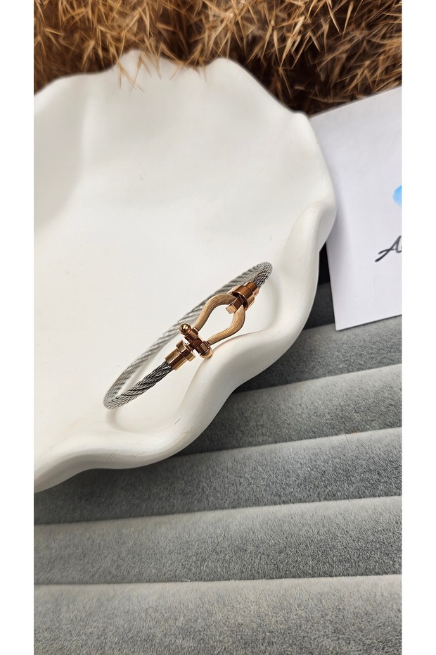 Çelik Erkek Bileklik hasır model - 2