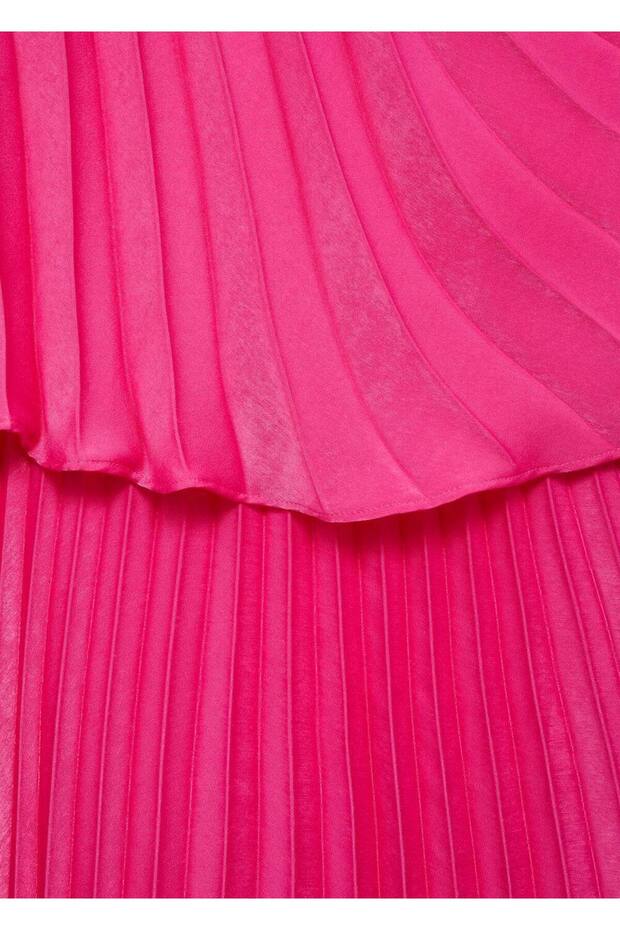 Uzun pelerin elbise - 6