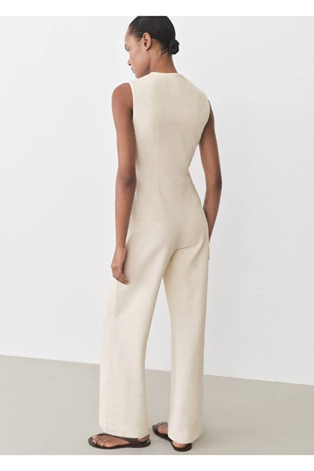 Düğmeli tüvit tulum - 4