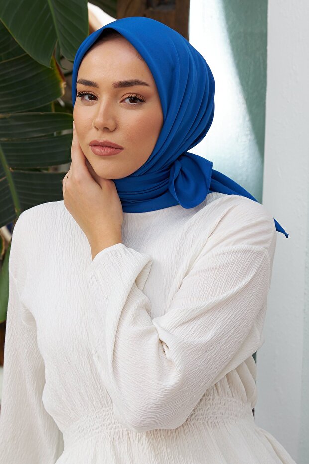 Solid Color Twill Scarf - 2