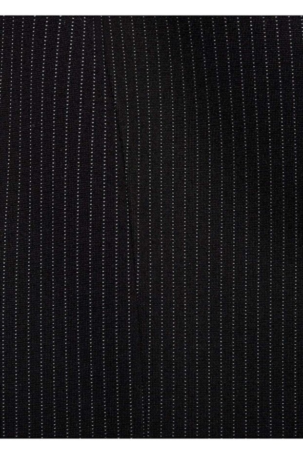 İnce çizgili yelek - 5