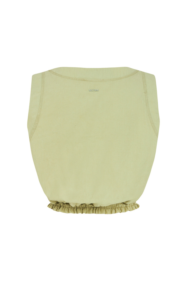 Baskı Detaylı Crop Top - 7