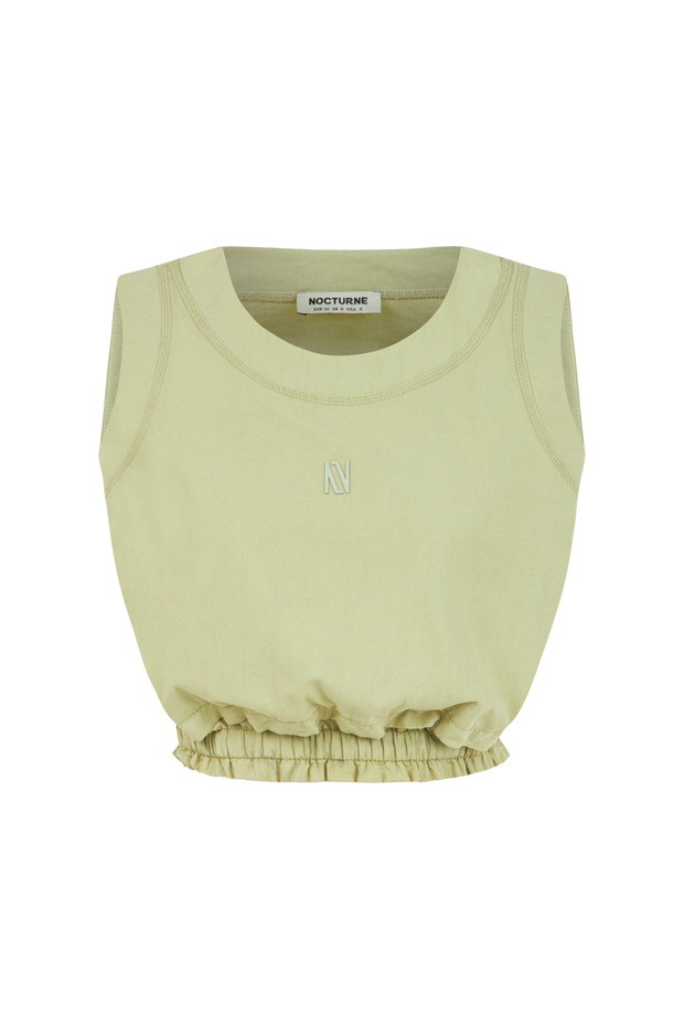 Baskı Detaylı Crop Top - 6