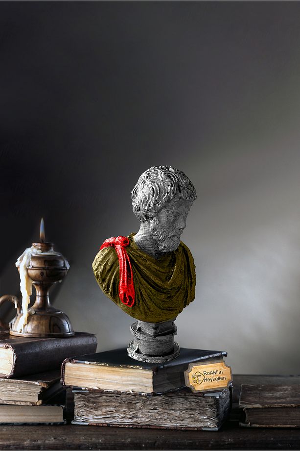 Marcus Aurelius Büstü Biblo – Stoacı Felsefenin Zamansız Simgesi - 4