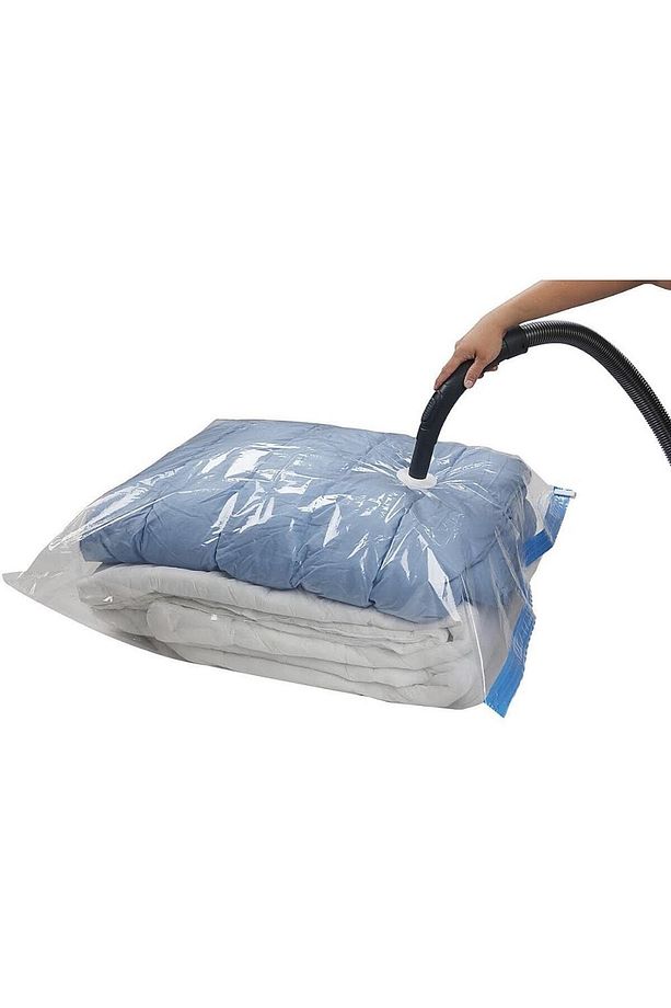 Yüksek Kaliteli Vakumlu Hurc (L)(3 ADET) 70 Cm X 100 Cm - Çevirmeli Kapak -yorgan&elbise Hurcu - 6