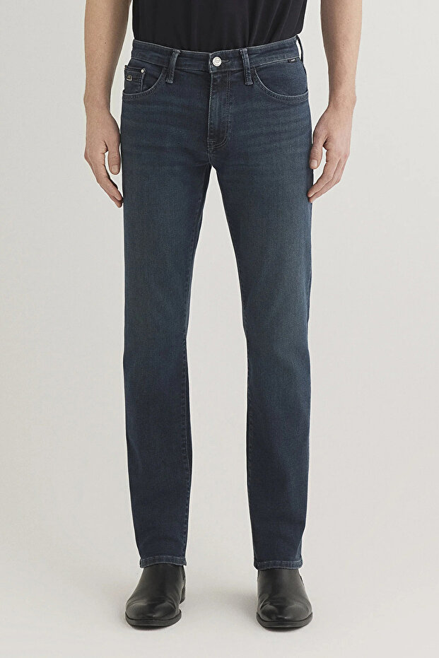 Marcus Slim Straight Normal Waist Narrow Leg Jeans Men's Denim Pants 0035189351