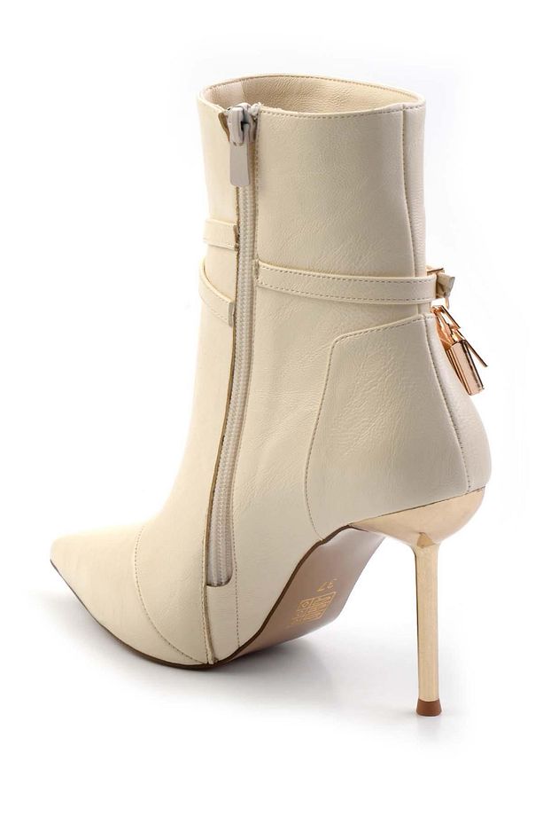 Bej  Kadın Bot & Bootie K02209031809 - 4