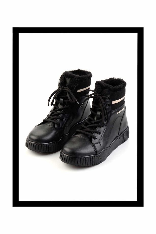 Siyah  Kadın Bot & Bootie K02050001409 - 1