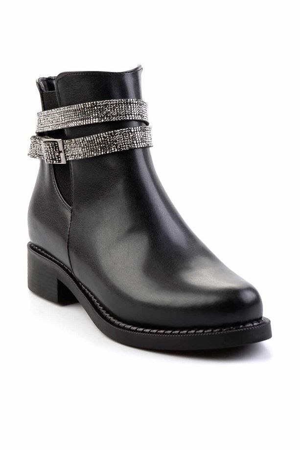 Siyah  Kadın Bot & Bootie K02156201409 - 3