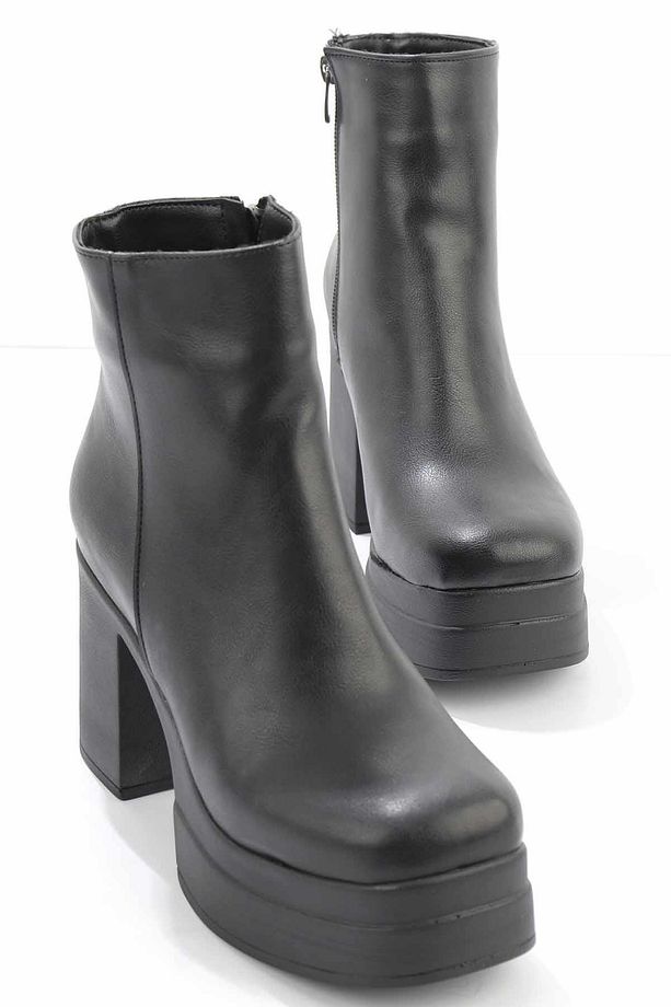 Siyah Kadın Bot & Bootie K02189600109 - 2