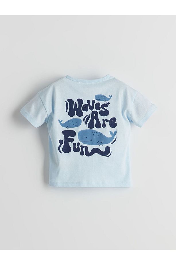 LCW baby Baskılı Erkek Bebek Şortlu Pijama Takımı - 4