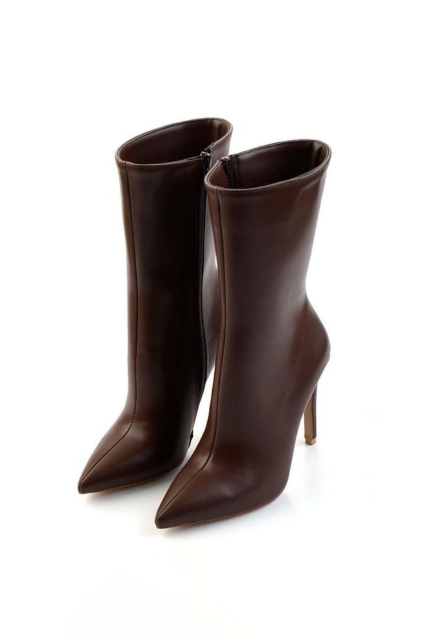 Kahve  Kadın Bot & Bootie K02209740309 - 2