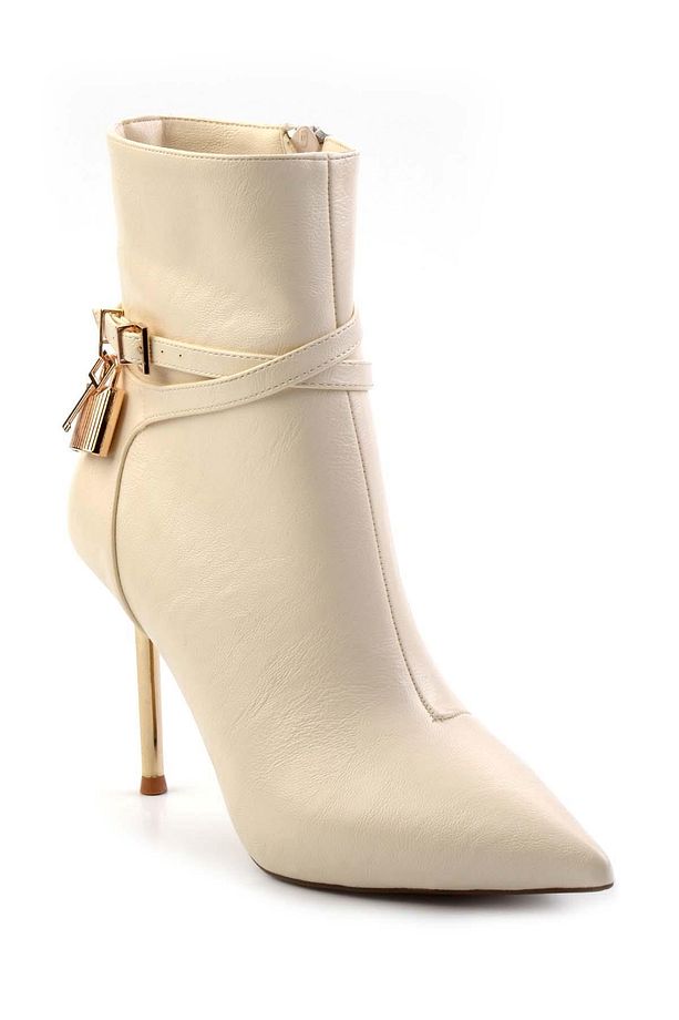 Bej  Kadın Bot & Bootie K02209031809 - 3