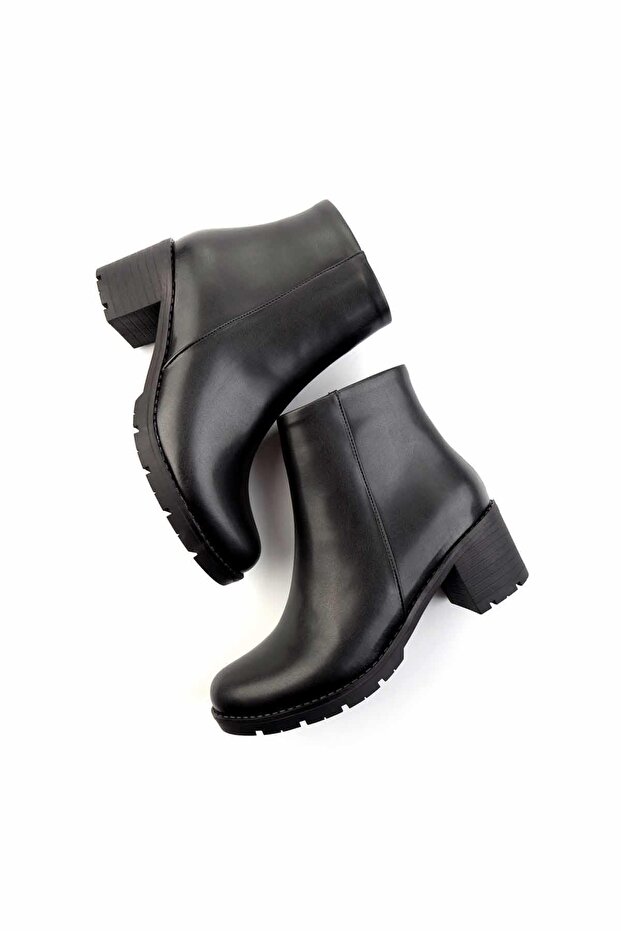Siyah  Kadın Bot & Bootie K02156203009 - 2