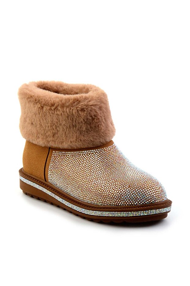 Taba Süet   Kadın Bot & Bootie K02192186002 - 3