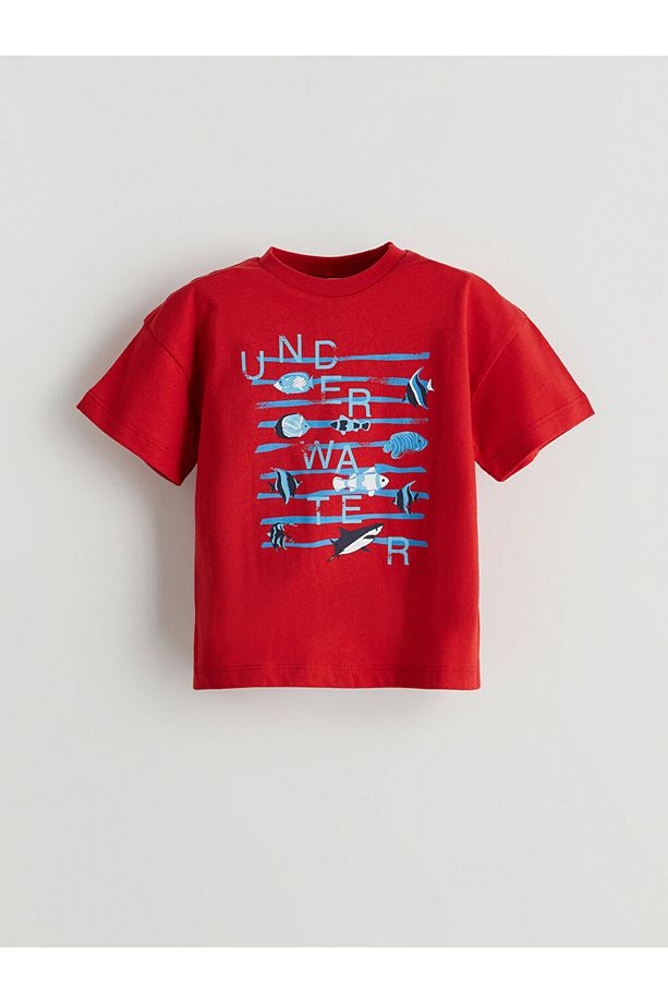 LCW Kids Bisiklet Yaka Erkek Çocuk Şortlu Pijama Takımı - 2